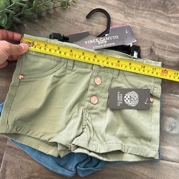 🎁 4/$25 - 🆕 VINCE CAMUTO KIDS size 6 2-pack girls shorts - NEW - Picture 4 of 5